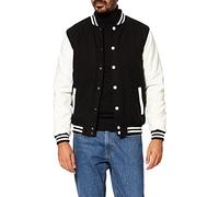 Urban Classics Old School College Jacket Noir S Homme