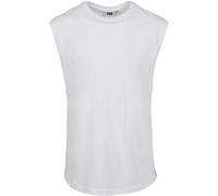 Urban Classics T-Shirt sans Manches à Bord Ouvert pour Homme - Col Rond - en Coton - Disponible dans de Nombreuses Couleurs - Tailles XS à 5XL, Blanc., XXXL
