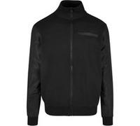 Urban Classics Organic And Recycled Fabric Mix Track Jacket Black Taille: M | Vestes légères Outlet | Homme | Le Noir