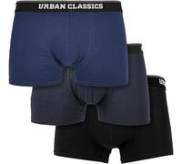 Urban Classics Organic Boxer Short 3-Pack Darkblue+Navy+Black 5XL