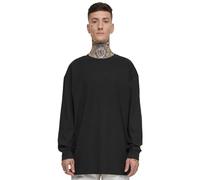 Urban Classics Organic Boxy Rib T-Shirt à Manches Longues, Noir, XL Homme
