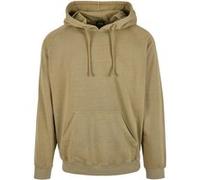 Urban Classics Overdyed Hoody Khaki Taille: M | Hoodies Outlet | Unisex | Marron
