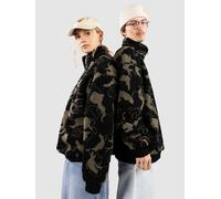 Urban Classics Oversized Pattern Teddy Troyer Half-Zip Pull polaire noir S