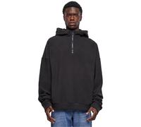 Urban Classics Oversized Polar Fleece Half Zip Hoody Sweatshirt à Capuche, Black, XXL Homme