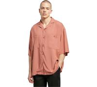 Urban Classics Oversized Resort Shirt, Chemise Homme, Terracotta,