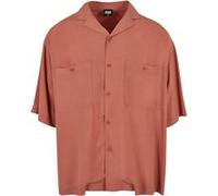Urban Classics Oversized Resort Shirt Terracotta Taille: S | Casual chemises Outlet | Homme