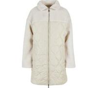 Urban Classics Oversized Sherpa Quilted Coat Softseagrass/whitesand Taille: L | Vestes Outlet | Femme | Blanc