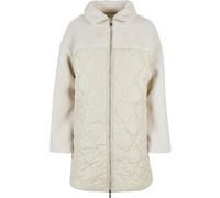 Urban Classics Oversized Sherpa Quilted Coat Softseagrass/whitesand Taille: S | Vestes Outlet | Femme | Blanc
