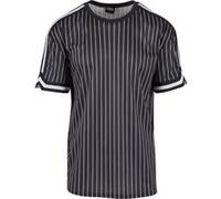 Urban Classics Oversized Striped Mesh Tee Black/white Taille: M | Vêtements de Sport Outlet | Homme | Le Noir