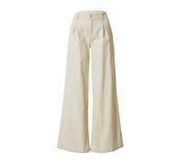 Urban Classics Ladies High Linen Mixed Wide Leg Pants, Pantalons Femme, Softseagrass,