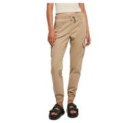 Urban Classics Pantalon cargo GT Taille haute Femme Beige 5XL
