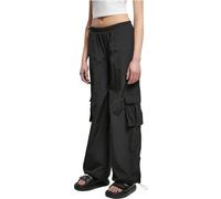 Urban Classics Pantalon Cargo Nylon Crinkle Ample Femme Pantalon Cargo Noir L 100% Nylon Cargo