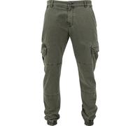 Urban Classics Washed Cargo Twill Jogging Pants olive olive 36
