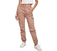 Urban Classics Ladies High Waist Cargo Pants Duskrose Taille: 30 | Pantalons Cargo Outlet | Femme