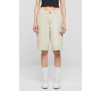 Urban Classics Ladies Cotton Cargo Bermuda Shorts, Softseagrass, 32 Femme