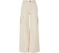 Urban Classics Ladies - Wide Leg Twill Cargo Pantalon