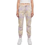 Urban Classics Pantalon Cargo Taille Haute pour Femme, Camouflage Violet, W26