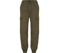 Urban Classics Pantalon de jogging cargo Taille haute Femme Vert 5XL