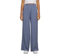 Urban Classics Pantalon de Sport en Viscose pour Femme, Rayures Bleues Vintage