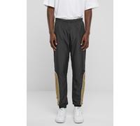 Urban Classics Pantalon de sport moutarde / noir / blanc, Taille M