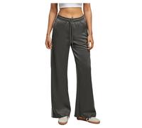 Pantalon femme Urban Classics wide leg Marron L