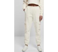 Urban Classics Pantalon d'entraînement pour femmes Ladies High Waits Cargo Sweat Pants Whitesand M