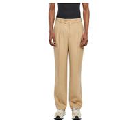 Pantalon double plissÃ© femme Urban Classics Beige 38
