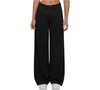 Urban Classics Organic Pleated Pants Noir 27 Femme