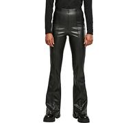 Urban Classics Pantalon en Cuir synthétique pour Femme, Noir