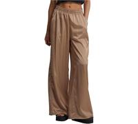 Urban Classics Pantalon en Satin pour Femme, Couleur : Taupe, XXXXL