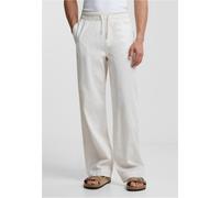 Urban Classics Loose Cotton Linen Pants Blanc L Homme