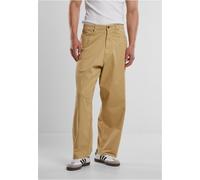 Urban Classics Tapered Twill Baggy Pants Beige 28 Homme