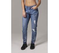 Urban Classics Pantalon femme Ladies Boyfriend Denim Pants Black Washed 27