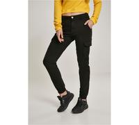 Urban Classics Pantalon femme Ladies High Waist Cargo Pants Black 27