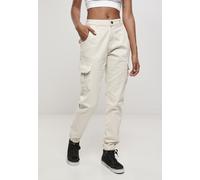 Urban Classics Pantalon femme Ladies High Waist Cargo Pants Whitesand 28