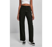 Urban Classics Pantalon femme Ladies High Waist Straight Cargo Pants Black 31