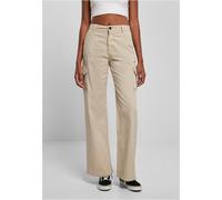 Urban Classics Ladies High Waist Straight Cargo Pants Softseagrass Taille: 33 | Pantalons Cargo Outlet | Femme