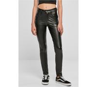 Urban Classics Pantalon en Cuir synthétique pour Femme Taille Moyenne, Noir, 27