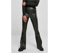 Urban Classics Pantalon femme Ladies Synthetic Leather Flared Pants Black XL