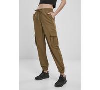 Urban Classics Pantalon femme Ladies Viscose Twill Cargo Pants Summerolive L