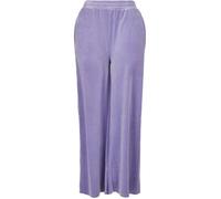 Urban Classics Pantalon femme velours taille haute coupe droite violet - jogging confortable S