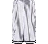 Urban Classics Striped Mesh Shorts, White/Black, XL Homme