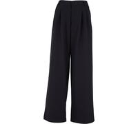 Urban Classics Ultra Wide Pleat-front Pants Noir 28 Femme