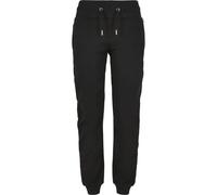Urban Classics Pantalon Organic – Survêtement taille haute – Femme – Noir – Taille S