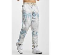 Urban Classics Pantalon 'Pocosol' écru / turquoise / bleu fumé / gris, Taille 40
