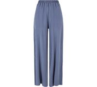 Urban Classics Pantalon de Sport en Viscose pour Femme, Rayures Bleues Vintage