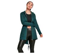 Urban Classics Sweat à capuche zippé long style parka pour femme bottlegreen Taille 3XL