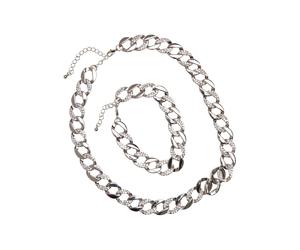 Urban Classics Parure de bijoux argent, Taille One Size
