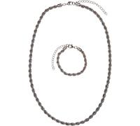 Urban Classics Charon Intertwine Necklace And Bracelet Set