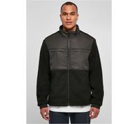 Urban Classics Patché Sherpa Veste Homme Sherpa Moelleux Coupe Large